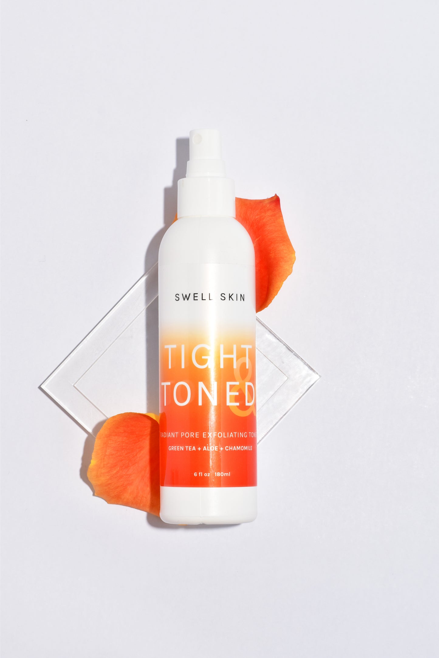 TIGHT & TONED Glycolic Acid Toner - Pore Refining & Exfoliating Toner. For Skin Radiance and Clarity. Alcohol-Free
