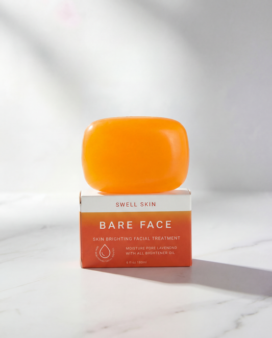 BARE FACE Facial Radiance Cleansing Bar with Sea Buckthorn.  Get Healthy, Air-Brushed,  Bare Faced Skin