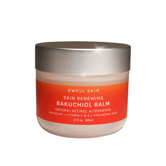 BAKUCHIOL (Retinol Alternative) Skin Renewing Balm with Hyaluronic Acid + Protecting Antioxidants