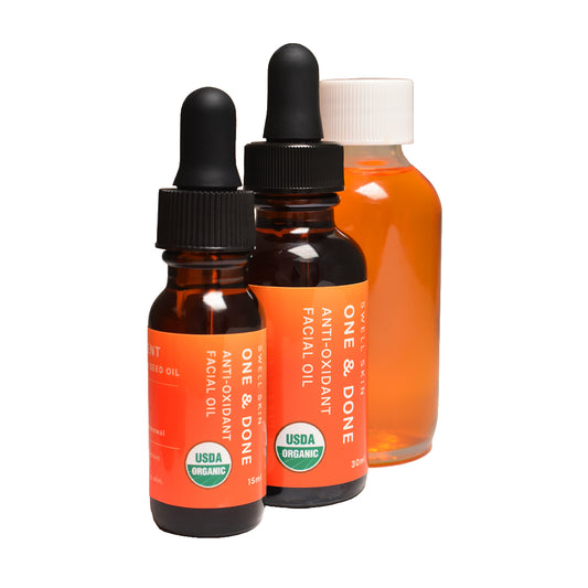 ONE & DONE Organic Sea Buckthorn Oil. ONE INGREDIENT that does it all. BioActive Compounds + Skin Loving Omega Fatty Acids