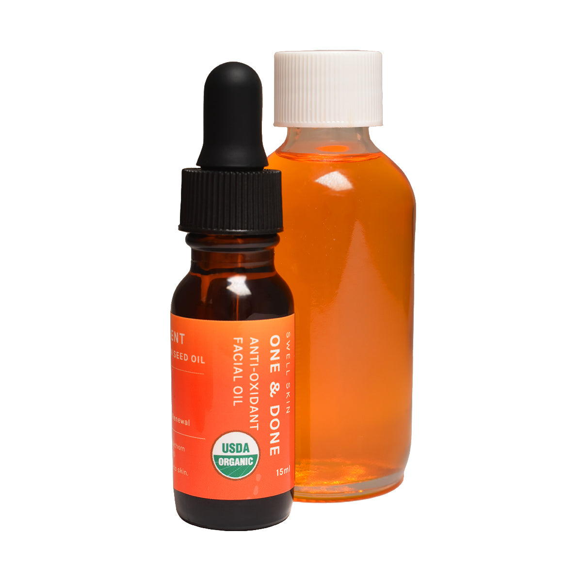 ONE & DONE Organic Sea Buckthorn Oil. ONE INGREDIENT "Does it All" Multi-tasker with BioActive Compounds + Skin Loving Omega Fatty Acids(New Look - Same Oil)